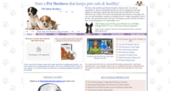 Desktop Screenshot of pethomebasedbusiness.com